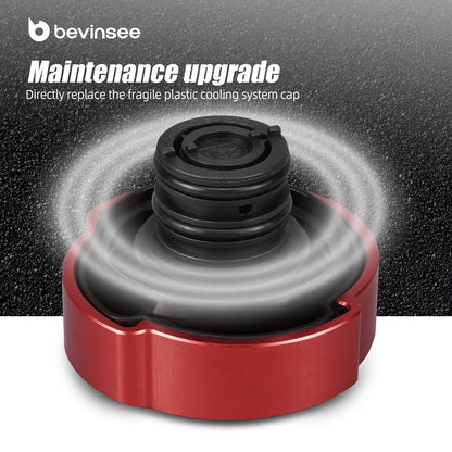 Aluminum Coolant Expansion Tank Cap For BMW E46 E36 E39 X3 E83 X5 E53 Z4 E85 E86 318i 320i 323i 325i 328i 525i 528i 2.5i 3.0i