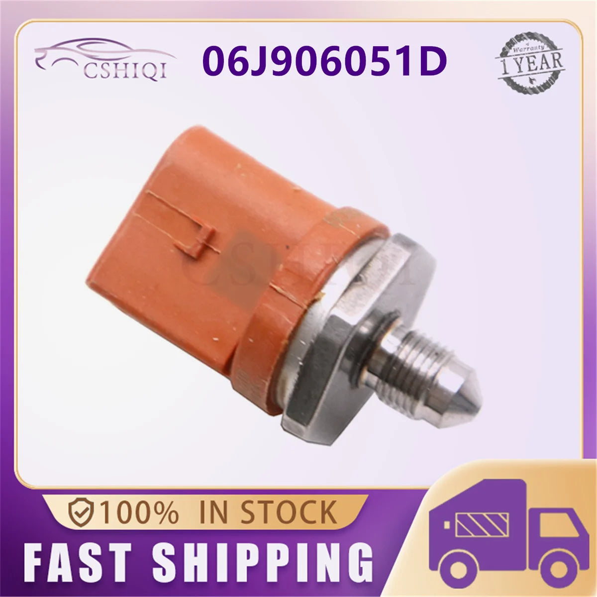06J906051D Fuel Pressure Sensor For Audi A3 A4 A5 Seat VW Jetta 06J906051B 0261545051 0261545051 0261545050 Car Accessories