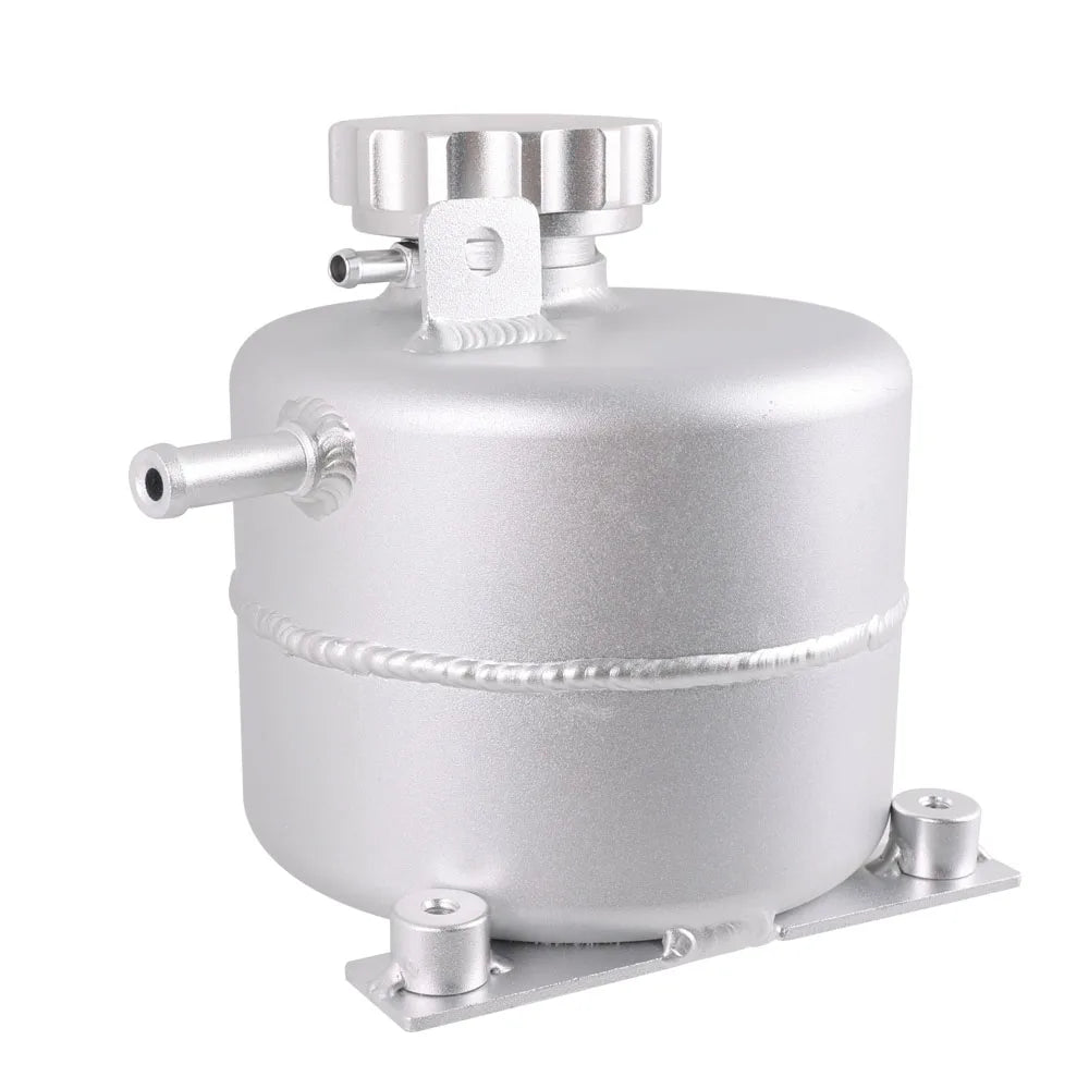 Aluminum Coolant Header Expansion Overflow Water Tank Cap Reservoir Can Car Accessories For 02-08 BMW Mini Cooper S R52 R53