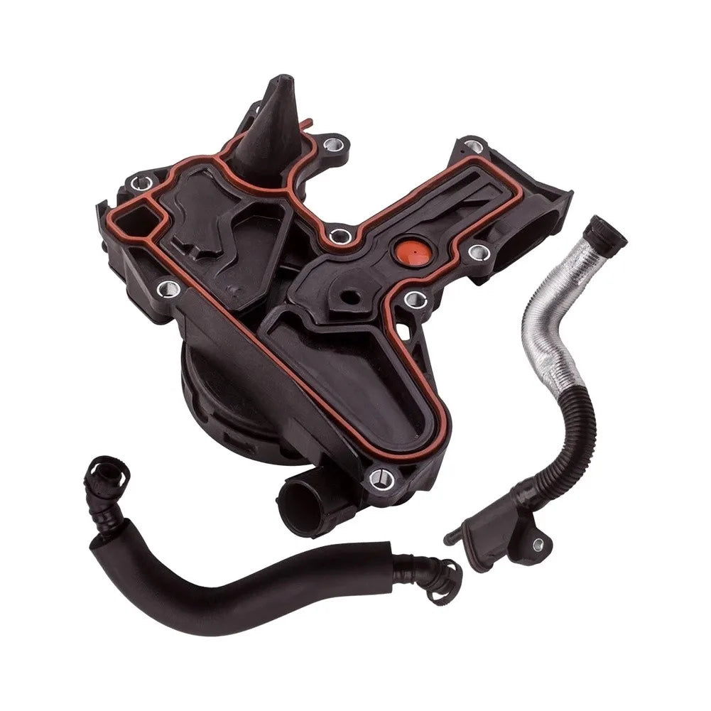PCV Valve Crankcase Vent Oil Separator Kit Compatible With Audi=A3=A4=A5=Q5=VW=Golf=Jetta=Passat=Tiguan 06H103495AH