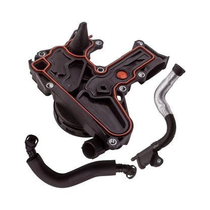 PCV Valve Crankcase Vent Oil Separator Kit Compatible With Audi=A3=A4=A5=Q5=VW=Golf=Jetta=Passat=Tiguan 06H103495AH