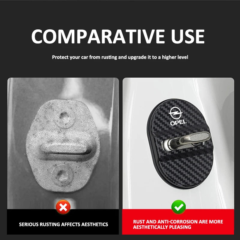 For Opel Car Body Interior Anti Rust Water Proof Door Lock Keys Buckle ADAM ASTRA J K CORSA E INSIGNIA MOKKA VIVA Meriva