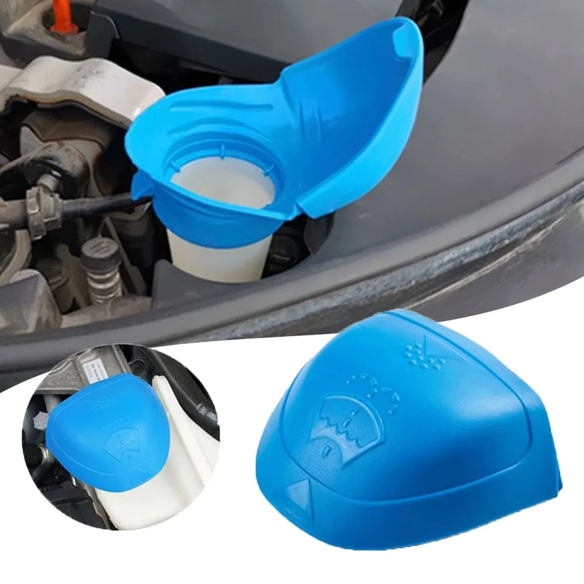YONGRUN 1PC Windshield Washer Fluid Reservoir Cap Hot Selling Brand Series Car External Fuel Tank Cap Replacement Original