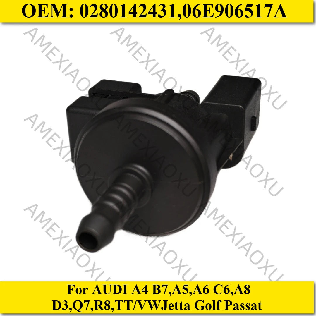 OEM: 0280142431,06E906517A  Vapor Canister Purge Solenoid Valve For AUDI A4 B7,A5,A6 C6,A8 D3,Q7,R8,TT/VW Jetta Golf Passat
