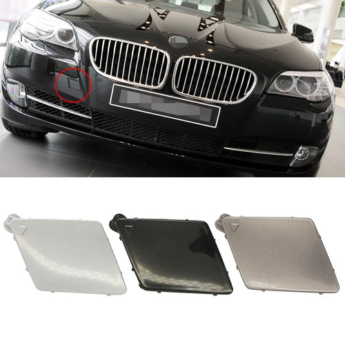 For BMW F10 F11 Car Front Bumper Tow Hook Cover Cap Black For BMW 5 Series 2010-2013 520 523 525 528 530 535 51117246868