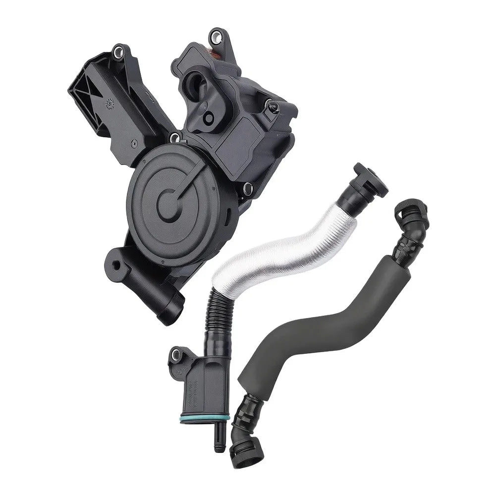PCV Valve Crankcase Vent Oil Separator Kit Compatible With Audi=A3=A4=A5=Q5=VW=Golf=Jetta=Passat=Tiguan 06H103495AH