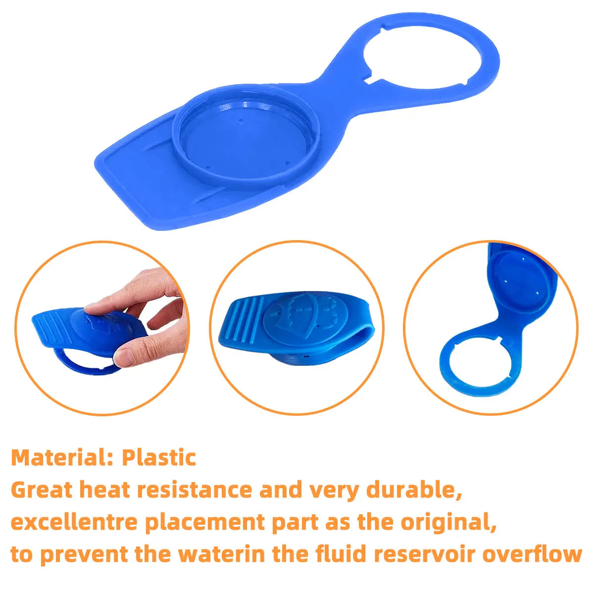 Yitong Car Wiper Washer Fluid Reservoir Tank Cover Cap Lid Auto Parts Fit For VW Golf Jetta Passat  Audi, 1K0955455, 8D0955455