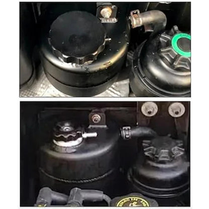 Aluminum Coolant Header Expansion Overflow Water Tank Cap Reservoir Can Car Accessories For 02-08 BMW Mini Cooper S R52 R53