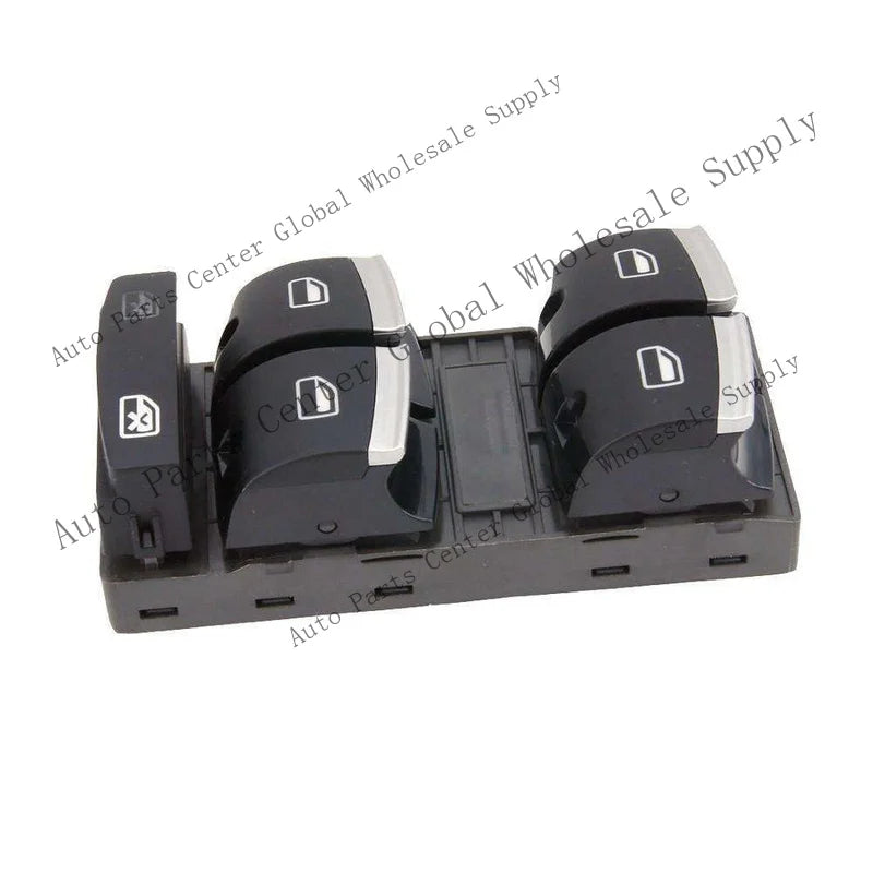 L+ Chrome Master Window Switch Button Panel 4F0959851H For Audi A3 S3 RS3 Q7 New
