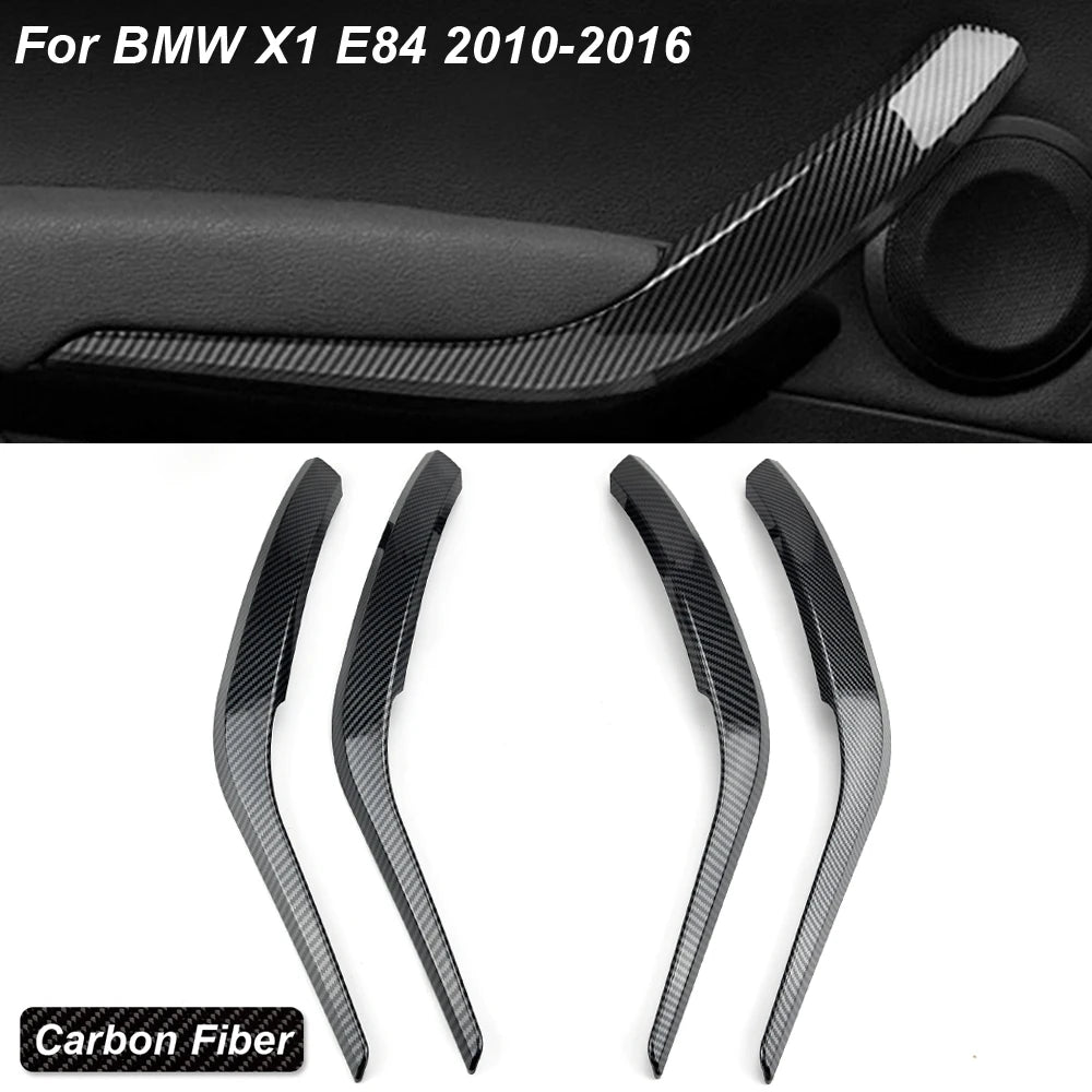Upgraded Car Left Right Interior Door Armrest Pull Handle Outer Cover Trim For BMW X1 E84 2010-2016