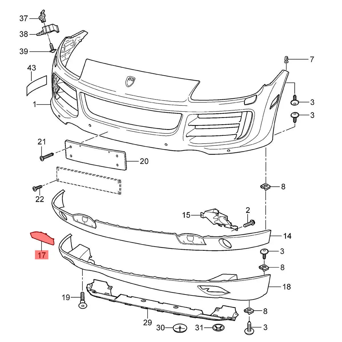 Car Front Bumper Stainless Steel Plastic Tow Hook Cover Trailer Hauling Eye Cap Lid For Porsche Cayenne 957 2007 2008 2009 2010