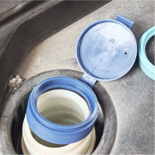 Car Windshield Washer Fluid Reservoir Tank Bottle Cap Lid 71740943 for Fiat 500 Punto Bravo Doblo Alfa Romeo Abarth 500