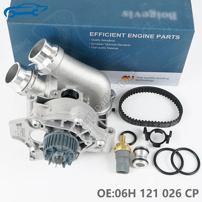 06H121026 All Aluminum EA888 GEN2 Water Pump For Audi A3A4A5Q5 VW Golf MK6 GTI Passat B7 Tiguan CC Scirocco Jetta 06H 121 026 CP