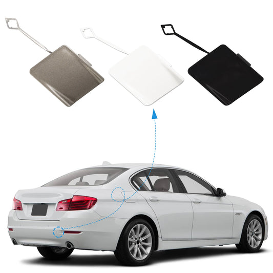 Rear Bumper Tow Hook Cover Cap Towing Eye For BMW 5-Series F10 STANDARD 528i 535d 535i 550i Sedan Accessories 2014 2015 2016