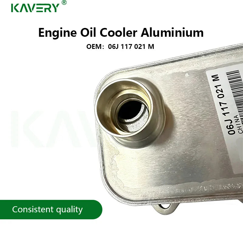 KAVERY For Aluminium EA888 Oil Cooler VW Golf MK6 GTI Tiguan Passat Audi A4 A5 A6 Q5 06J117021M 06j117021j Car Accessories