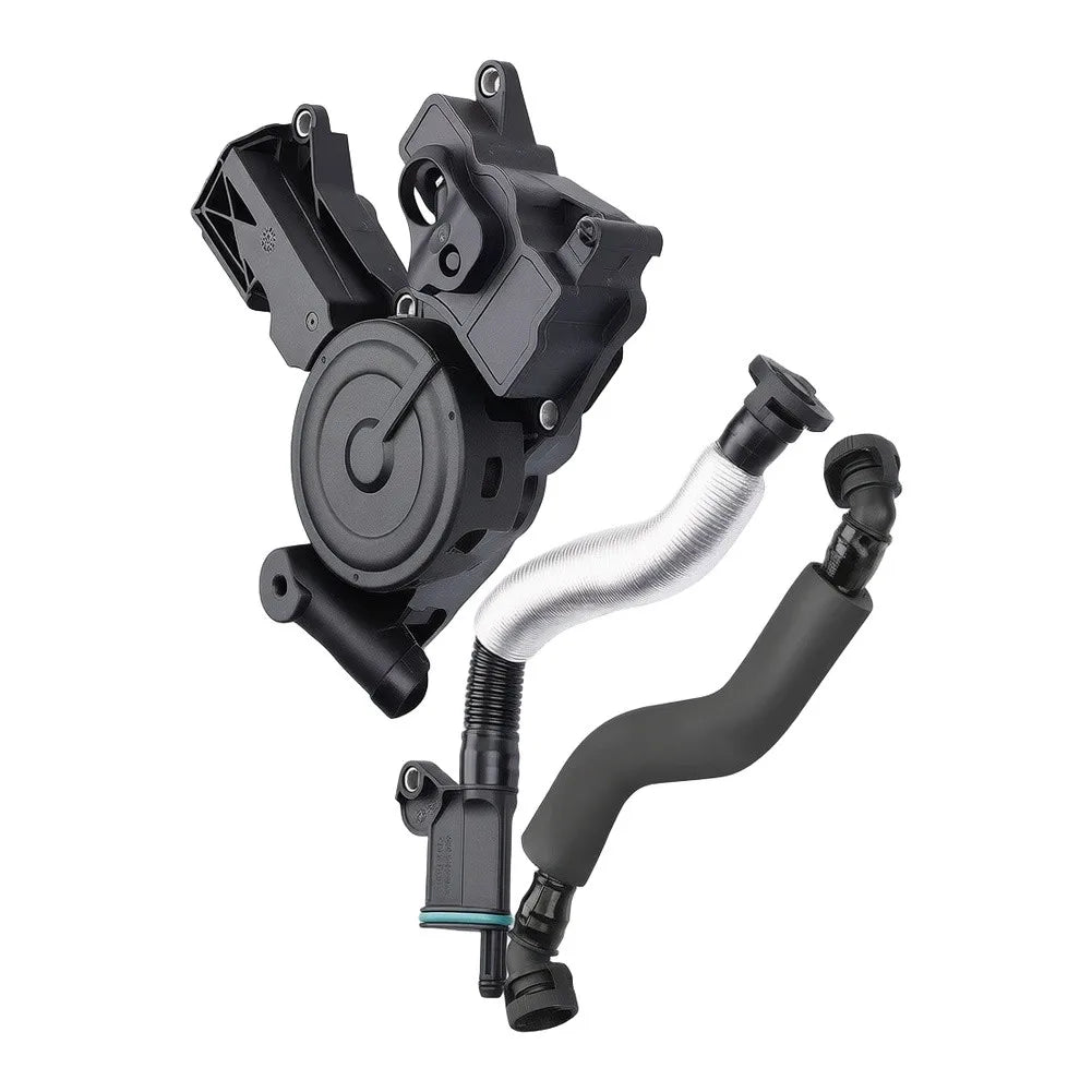 PCV Valve Crankcase Vent Oil Separator Kit Compatible With Audi=A3=A4=A5=Q5=VW=Golf=Jetta=Passat=Tiguan 06H103495AH