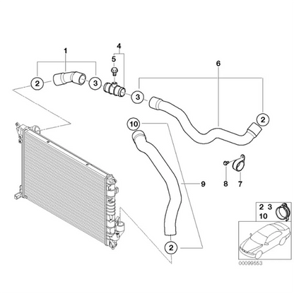 N29R_Water Hose Connector with Bleeder Screw 17127515502