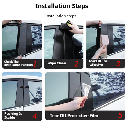 Car Pillar Posts Door Window Trim Stickers Styling For Opel Antara Vauxhall Antara Insignia A Buick For Chevrolet Captiva Sport