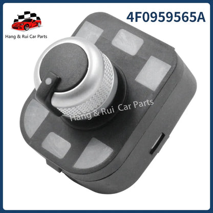 4F0959565A Electric Side Mirror Knob Mirror Adjust Control Switch for -Audi A2 A3 A4 A6 A8 Q7 TT R8 4F0959565A