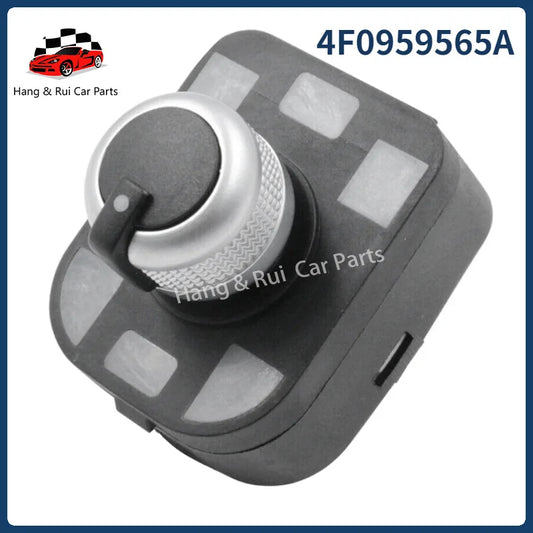 4F0959565A Electric Side Mirror Knob Mirror Adjust Control Switch for -Audi A2 A3 A4 A6 A8 Q7 TT R8 4F0959565A