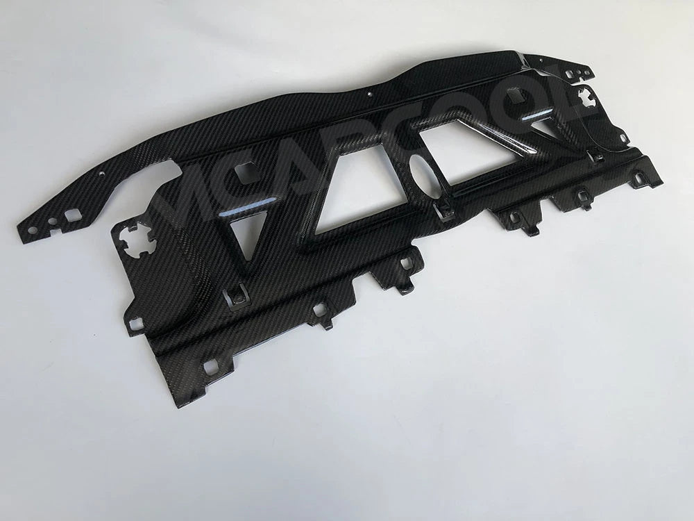 JMCARCOOL Car Water Tank Upper Front Bumper Engine Hood Protector Cap Dry Carbon Fiber For BMW G87 M2 G80 M3 G82 G83 M4 2021+