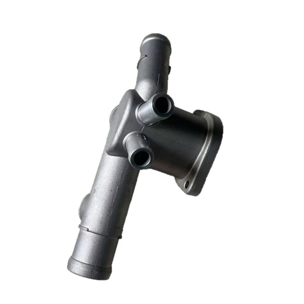 Aluminum 06A121132C 06A121133H Suitable for Imported Volkswagen Beetle Convertible Models, Engine 2.0 Coolant Water Tank Upper Water Pipe Base Outlet Flange Assembly Quick Connector 06A 121 132 C 06A 121 133 H