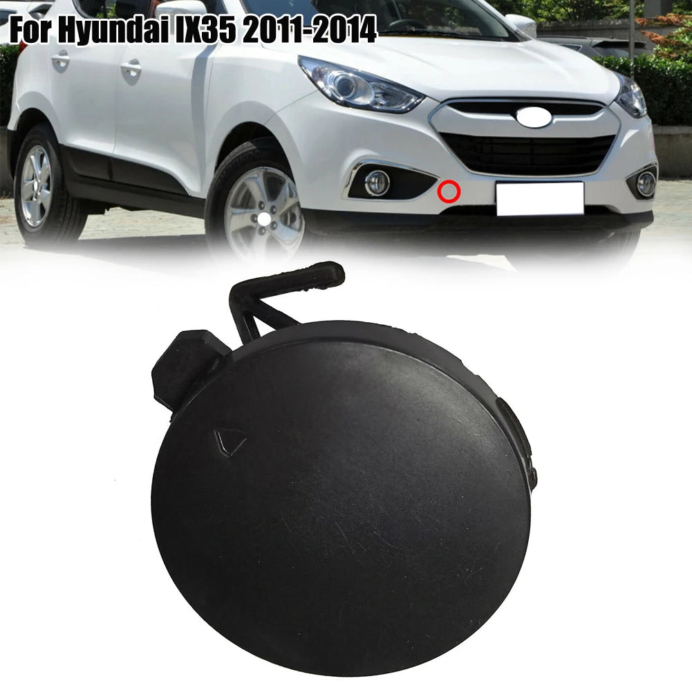 Cover Front Bumper Tow Hook Eye Cap 1pc Black Exterior Replacement Tow Cap Towing Hook Hole Cover Car Accessories