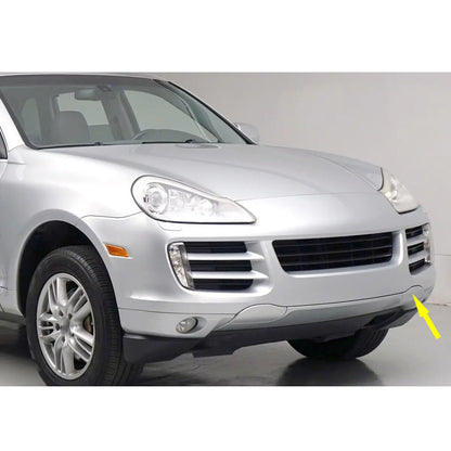 Car Front Bumper Stainless Steel Plastic Tow Hook Cover Trailer Hauling Eye Cap Lid For Porsche Cayenne 957 2007 2008 2009 2010