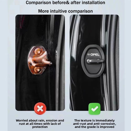 4 pcs Extendable Car Door Lock Covers Waterproof Rust-proof Protection For Opel insignia Astra H G J Antara vectra Vivaro Auto
