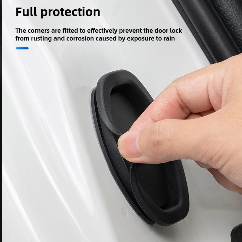 4 pcs Extendable Car Door Lock Covers Waterproof Rust-proof Protection For Opel insignia Astra H G J Antara vectra Vivaro Auto