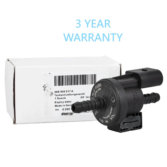 06E906517A Carbon Canister Solenoid Vapor Purge Valve Fit For Audi VW 2008-2016 2.0T 3.0T Engine EVAP Control Auto Replacement