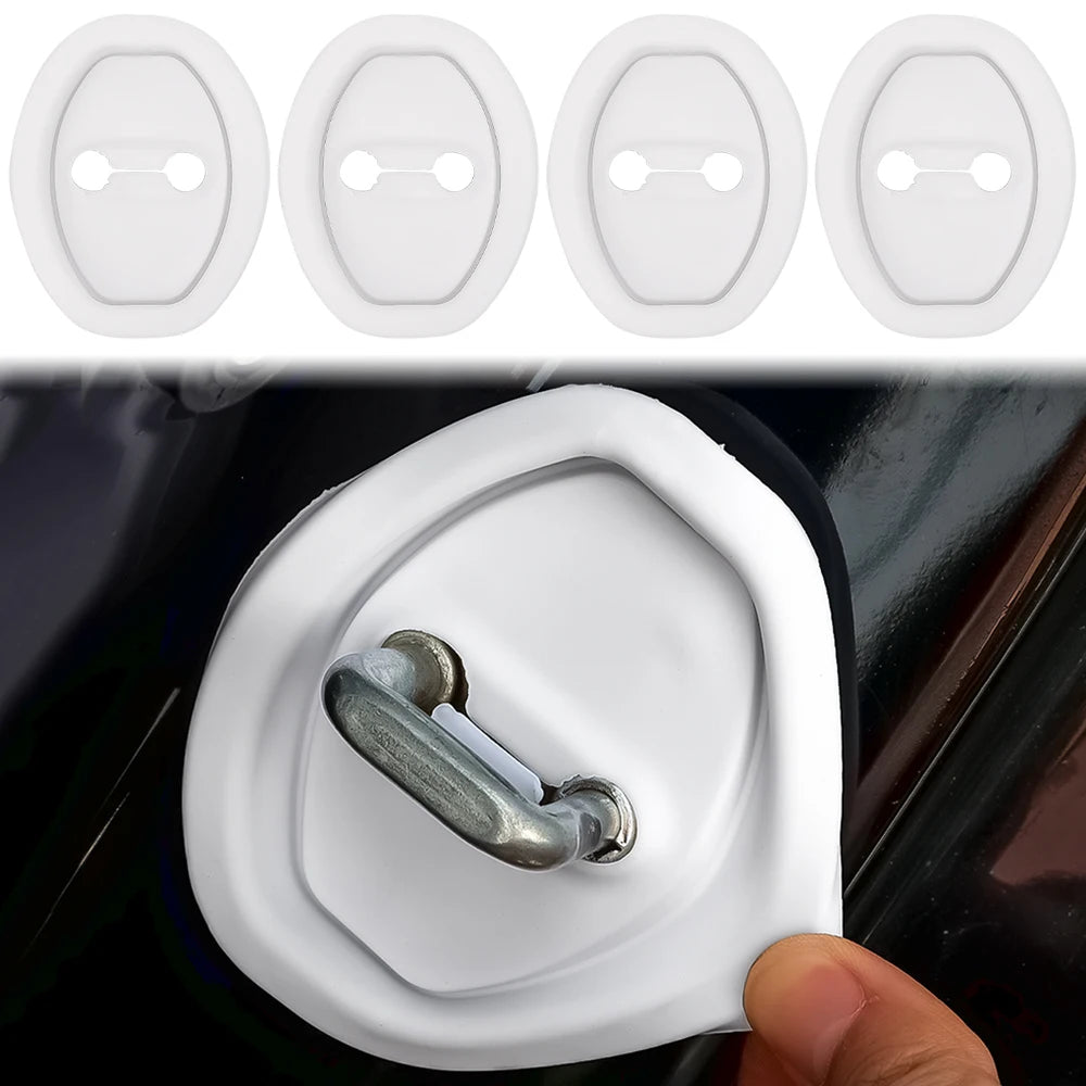 Universal Car Door Lock Shock Absorbing Damping Sealing Pad Silent Replacement Accessories Auto Vibration Absorber Rubber