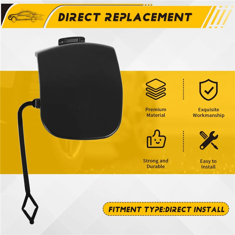 51117337796 Front Bumper Tow Hook Eye Cap Cover For MINI F55 F56 F57 Cooper S Hatchback 2018 2017 2016-M53K