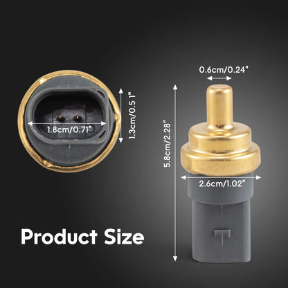 Genuine Coolant Temperature Sensor 06A919501,06A919501A  For AUDI A1,A2,A3,A4 B5 B6 B7 B8,A5,A6 C5 C6 C7,A8 D3 D4,Q3,Q5,Q7,R8,TT