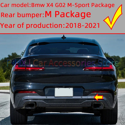 For BMW X4 G02 M-Sport Front Rear Bumper Towing Hook Cover Cap Hauling Shell Lid 2018 2019 2020 2021#51118064606 51128065134