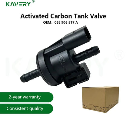 KAVERY For 1pc 06E906517A Vapor Canister Purge Solenoid Valve Fit Audi A3 A4 A6 Q7 A8 Jetta Golf MK6 0280142431 Car Accessories