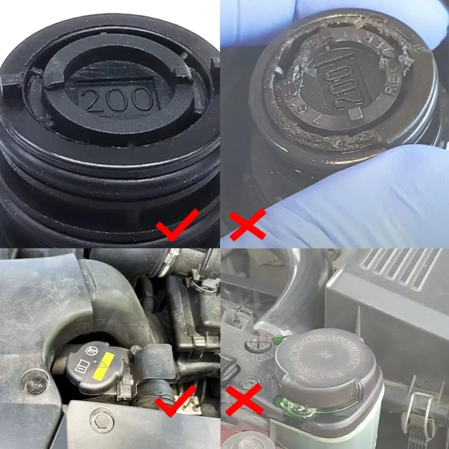 For BMW X3 E83 E83 LCI X5 E53 1998-2006 Radiator Expansion Tank Cap Cover Water Tank Filler Cap Replace Part 17111712669 Car Kit