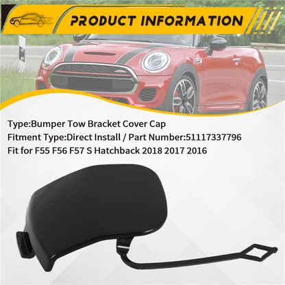 51117337796 Front Bumper Tow Hook Eye Cap Cover For MINI F55 F56 F57 Cooper S Hatchback 2018 2017 2016-M53K