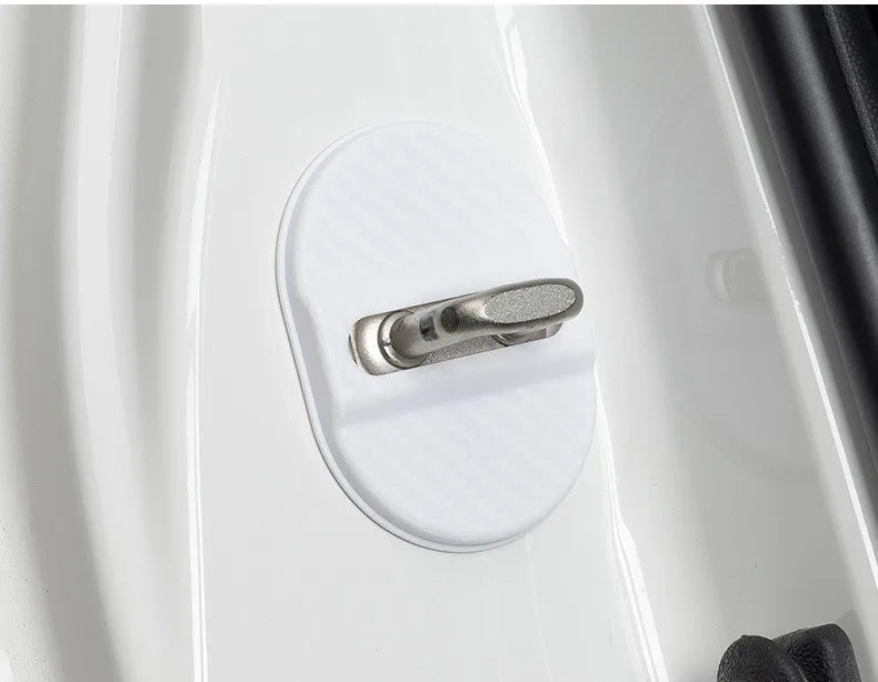 For Opel Corsa Astra Insignia Mokka Adam Combo OPC Antara Vectra 4PCS Car Door Lock Cover Stainless Steel Protection Accessories