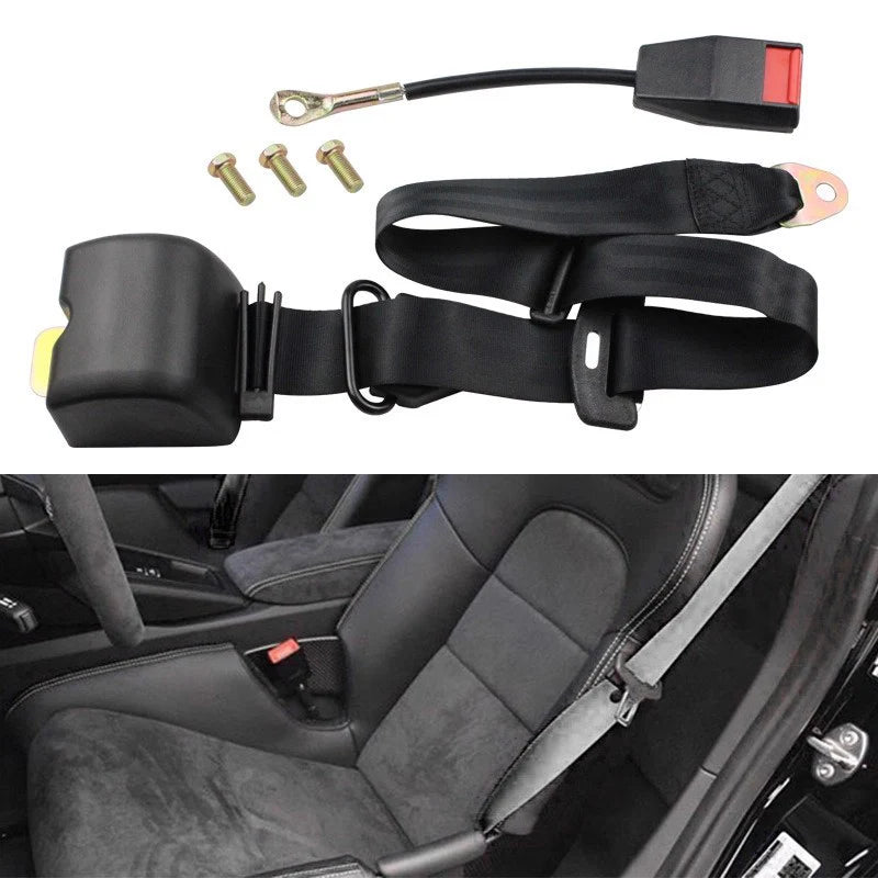 3-point car fully automatic retractable self-locking seat belt assembly accessories for passenger buses school buses and trucks