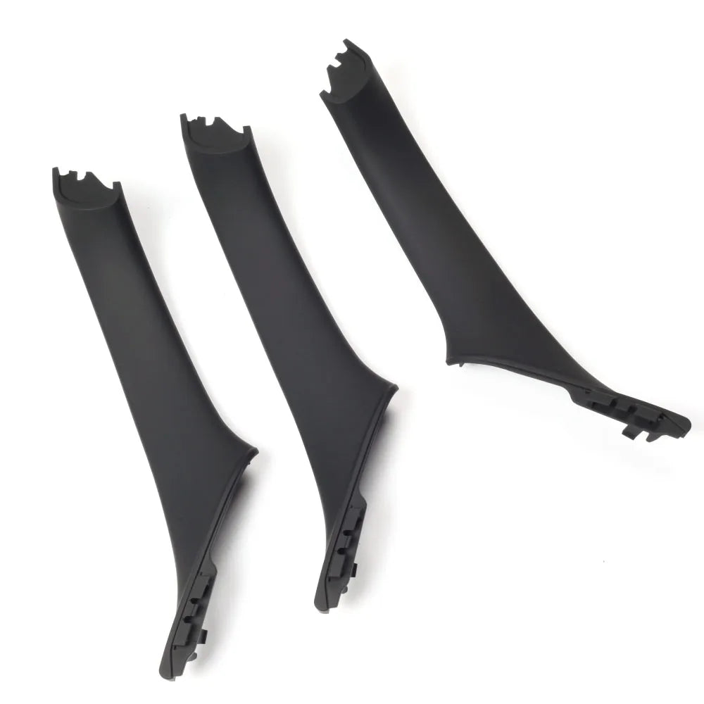 4 Colors Left Drive LHD Beige Black Carbon Fiber Car Interior Door Handle Pull 7PCS Set For BMW 5 Series F10 F18 523 525 528