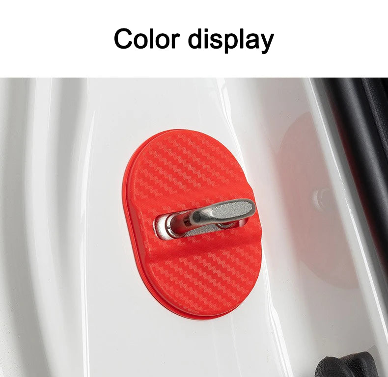 For Opel Corsa Astra Insignia Mokka Adam Combo OPC Antara Vectra 4PCS Car Door Lock Cover Stainless Steel Protection Accessories