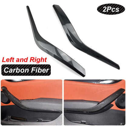 Upgraded Car Left Right Interior Door Armrest Pull Handle Outer Cover Trim For BMW X1 E84 2010-2016