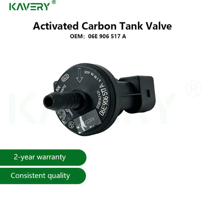 KAVERY For 1pc 06E906517A Vapor Canister Purge Solenoid Valve Fit Audi A3 A4 A6 Q7 A8 Jetta Golf MK6 0280142431 Car Accessories