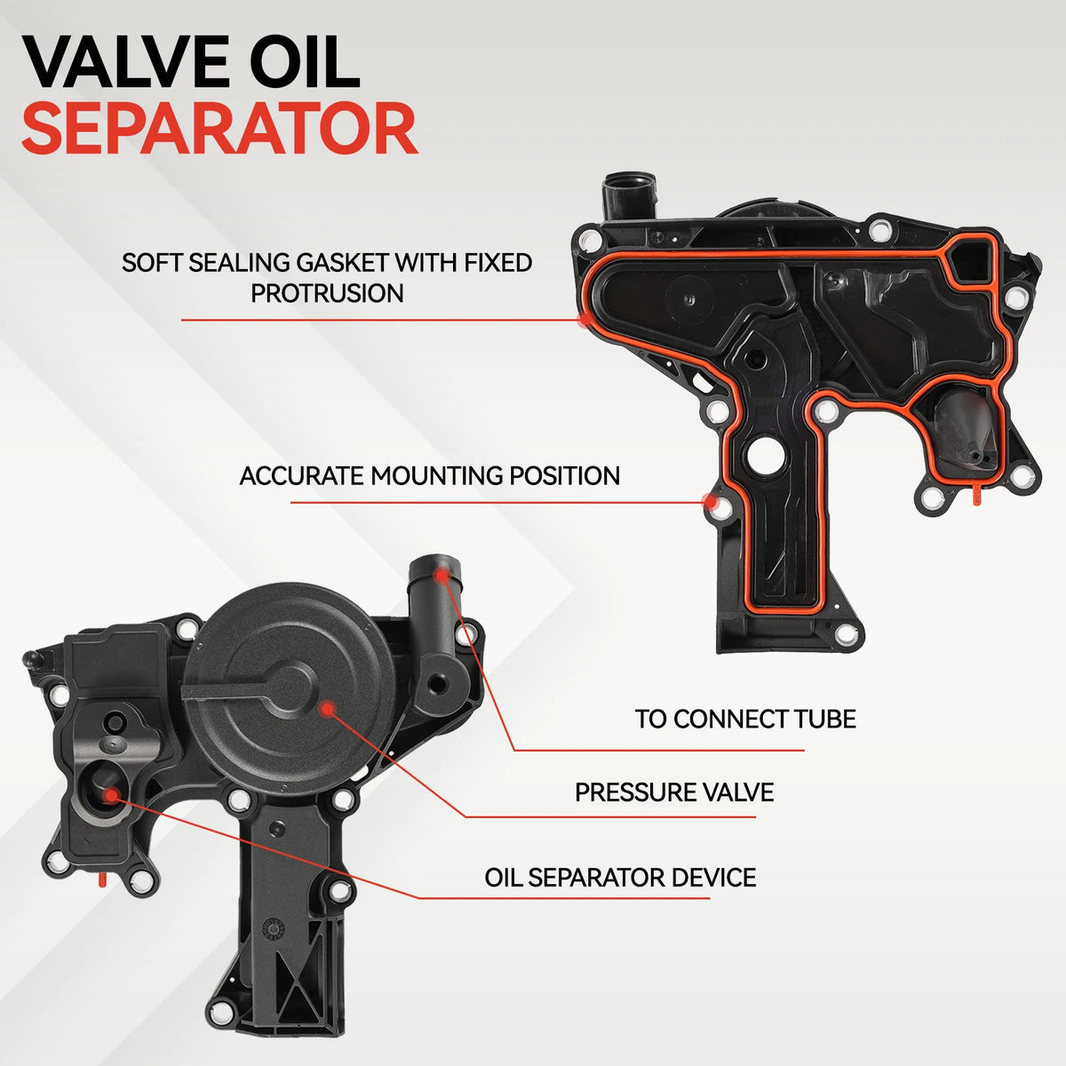 Oil Separator PCV Valve Engine Crankcase Assembly For AUDI TT A4 Q5 VW Golf Jetta 1.8 2.0 TSI 06H103495A 06H103495 06H103495AH