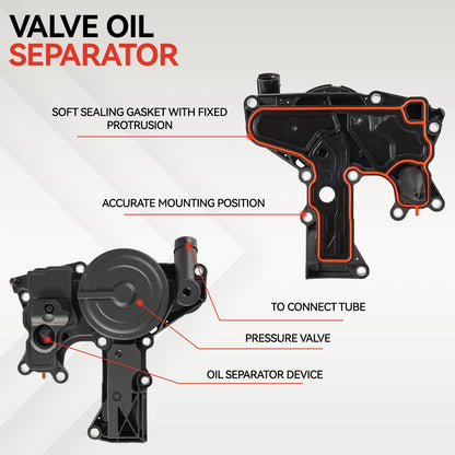 Oil Separator PCV Valve Engine Crankcase Assembly For AUDI TT A4 Q5 VW Golf Jetta 1.8 2.0 TSI 06H103495A 06H103495 06H103495AH