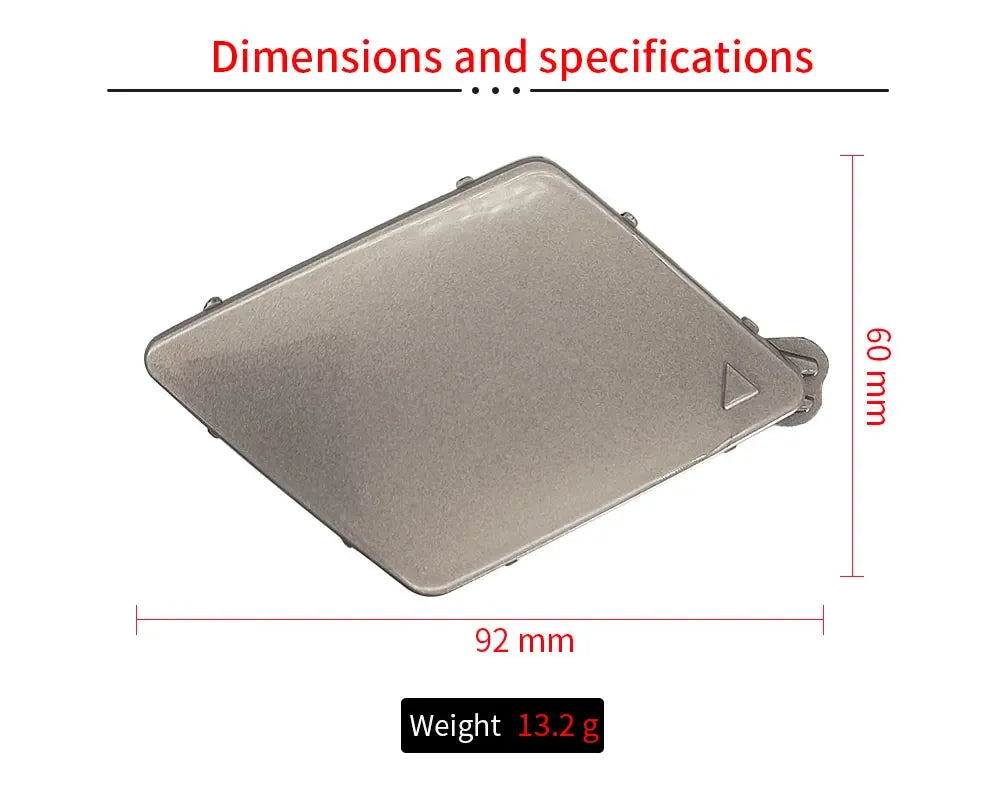 For BMW F10 F11 Car Front Bumper Tow Hook Cover Cap Black For BMW 5 Series 2010-2013 520 523 525 528 530 535 51117246868