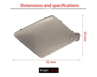 For BMW F10 F11 Car Front Bumper Tow Hook Cover Cap Black For BMW 5 Series 2010-2013 520 523 525 528 530 535 51117246868