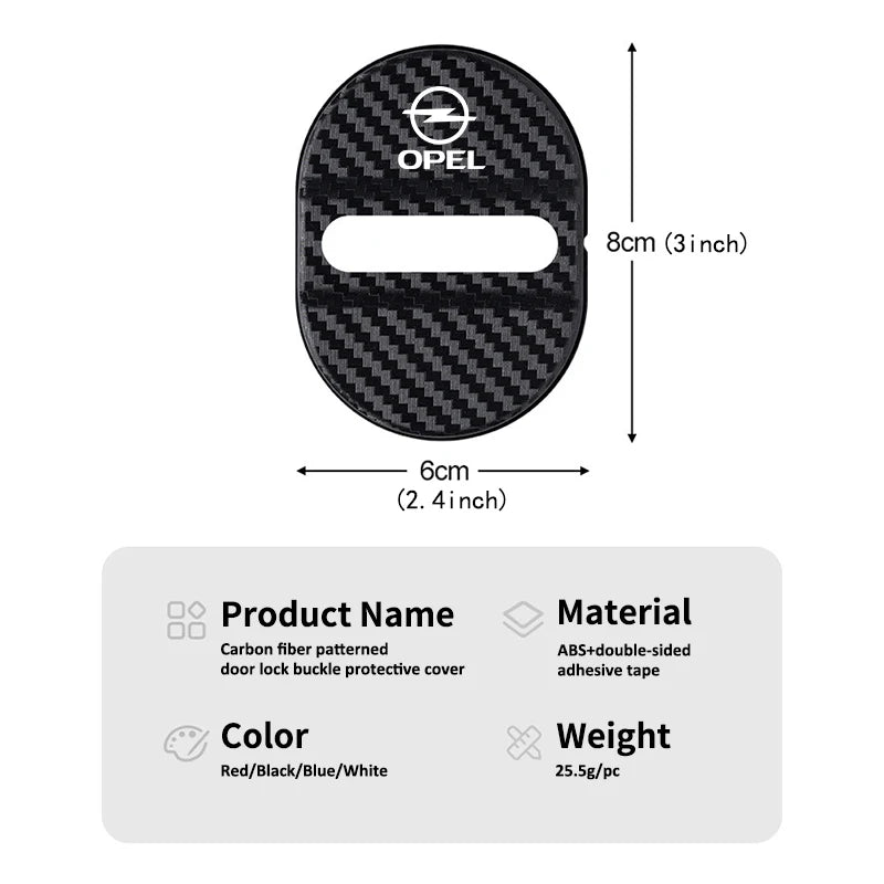 Car Body Interior Anti Rust Water Proof Door Lock Keys Buckle For Opel Astra G H J K F Corsa D Zafira B Insignia Mokka Regal