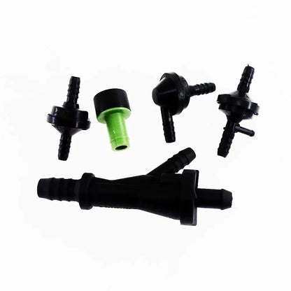 1Set Air Pump Vacuum Valves Check Valve Kit for Passat B5 A4 A6 A8 TT 1.8T 2.0T 4.2T 3.2T 07C133529 058905291 058905291K
